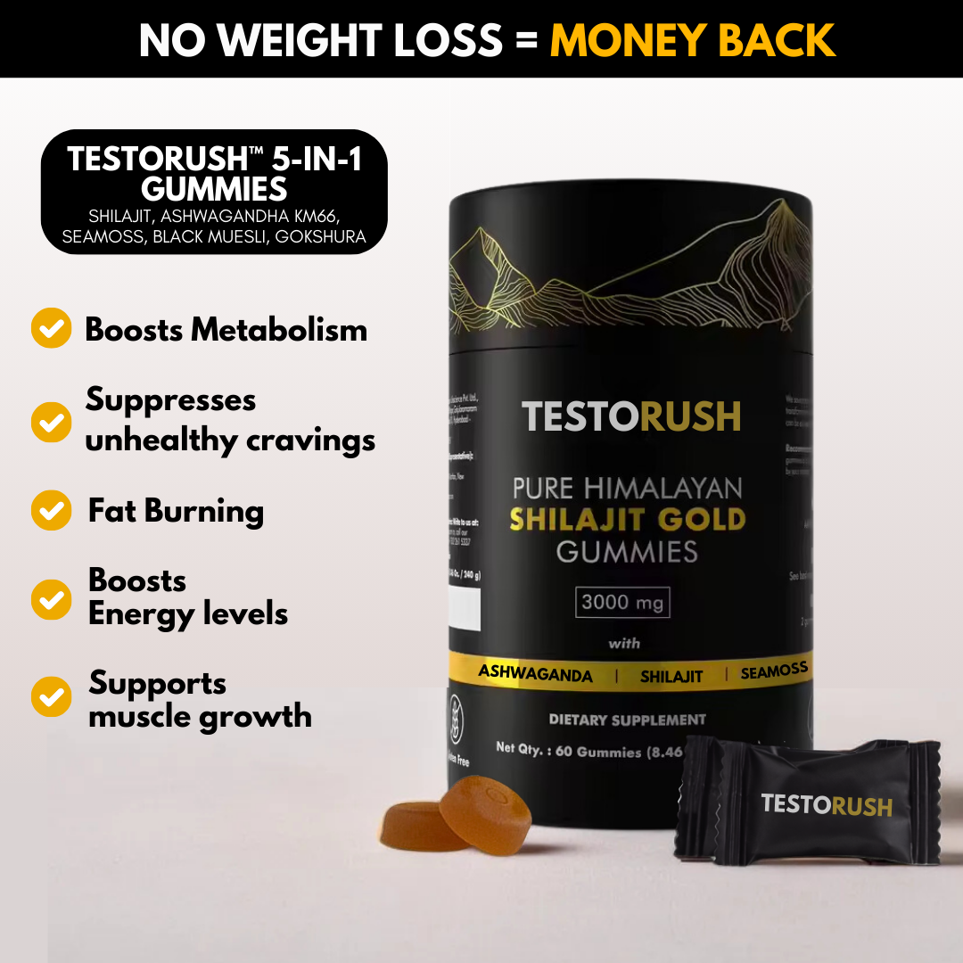 Testorush 5-in-1 Gummies™